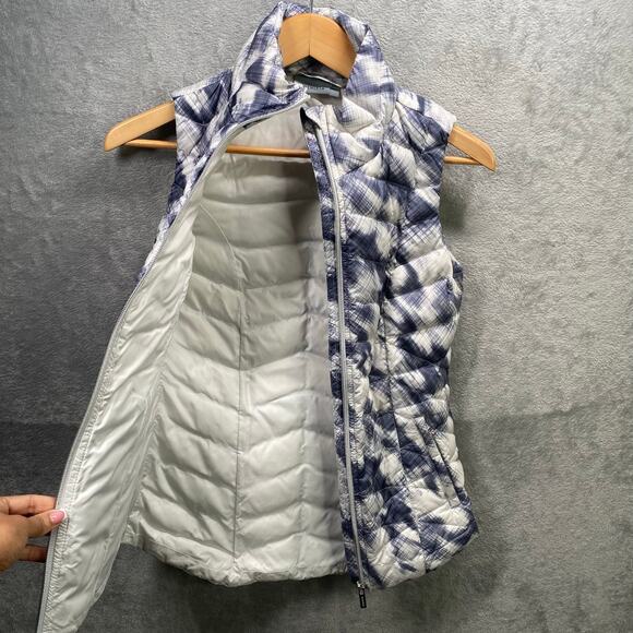Athleta‎ Vest XXS Quilted Puffer Goose Down Zip Up Outdoor Athletic Lightweight - Picture 3 of 11